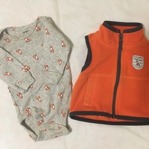 NB Onesie and Vest